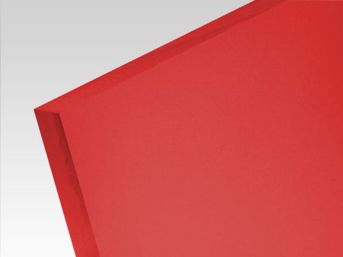 Płyty akrylowe wylewane kolory translucentne czerwony 3 mm