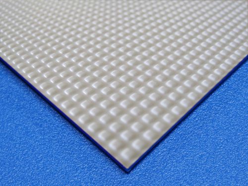 Płyty polietylenowe lite, dwustronny molet „anti-skid diamond” kolor polar white