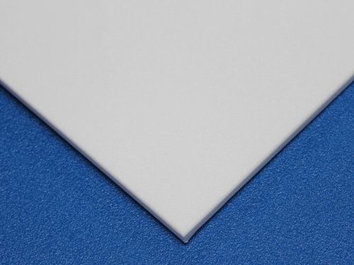 Płyty polietylenowe lite, dwustronny molet „desert sand” kolor polar white
