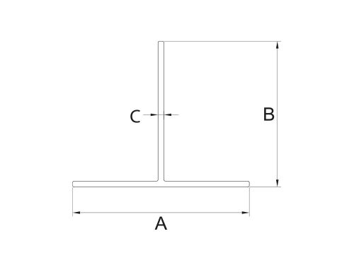 Teownik 100x50x2